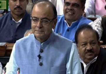 budget speech 2016 treasury benched led by pm modi sushma continuously cheer arun jaitley