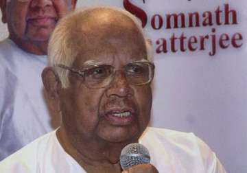 fear of emergency is still there somnath chatterjee