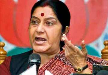 indians in iraq safe says sushma swaraj meets envoys of gulf region