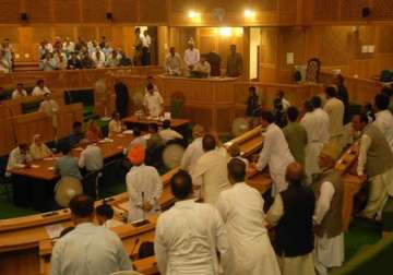 j k speaker disallows resolution on return of guru s mortal remains