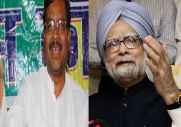 jvm p withdraws support to manmohan government