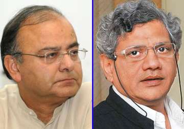 jaitley yechury slam govt on missing coal files