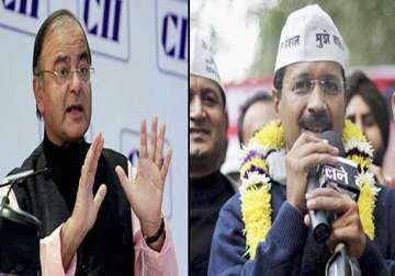 jaitley hit outs at kejriwal for media comments