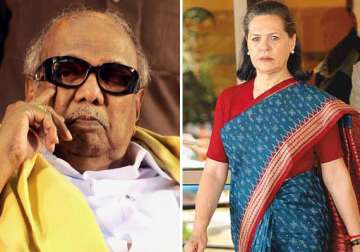 karunanidhi conveys his choice to sonia