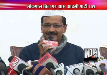 kejriwal alleges anna has been influenced by some congress bjp men to support lokpal bill
