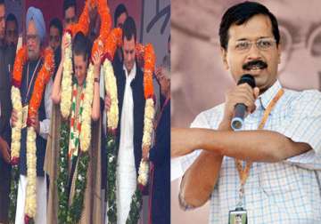 kejriwal asks how much cash given to people to attend congress rally