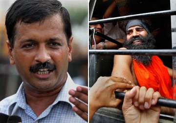 kejriwal now supports ramdev