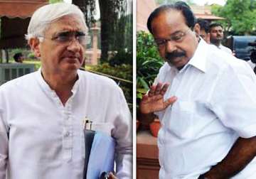 khurshid made sub quota statement as politician not minister says moily