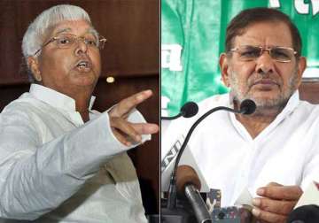 lalu prasad and sharad yadav admitted to aiims