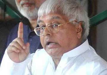 lalu yadav blames railways for rajdhani express accident