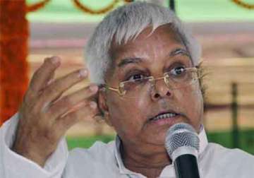 lalu hits out at bjp for its hate mongering leaders