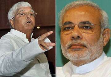 lalu will look like dwarf before modi if he holds parallel rally bjp