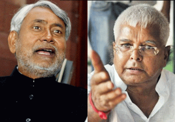 lalu is a caricature of his old self says nitish