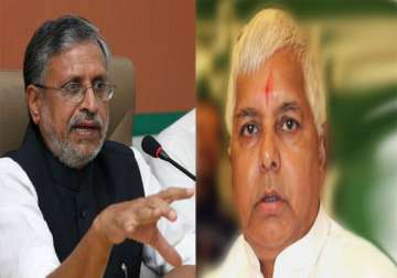 lalu is a tired man says sushil modi