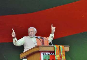 live reporting congress has become a liability for the country says modi at ranchi rally