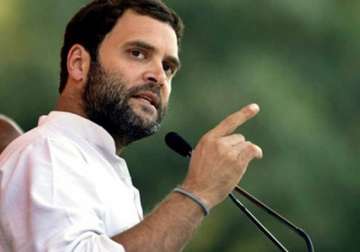 live reporting rahul gandhi quotes sardar patel to lash out at rss in dharamshala rally