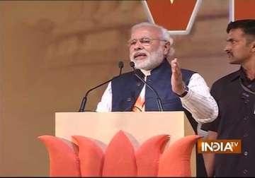 modi urges people to vote for the country not the party