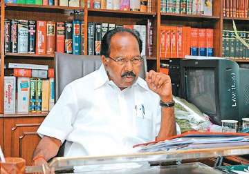 moily takes a swipe at advani s yatra against corruption