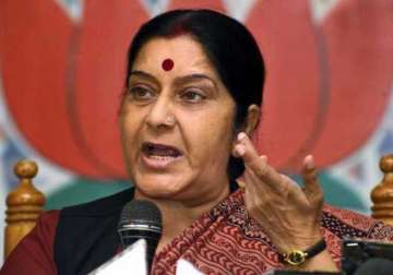 nda will not partner with parties opposed to telangana says swaraj