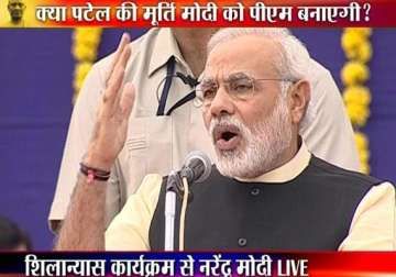 narendra modi india needs sardar patel s secularism and not votebank secularism