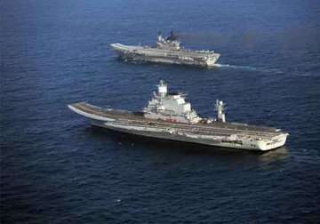 narendra modi to sail on aircraft carrier vikramaditya tomorrow