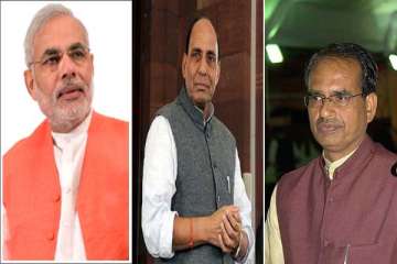 narendrabhai was senior there was only one vacancy says rajnath on chouhan s omission