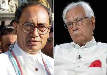 natwar singh s book aimed at creating platform for his bjp mla son says digvijay singh