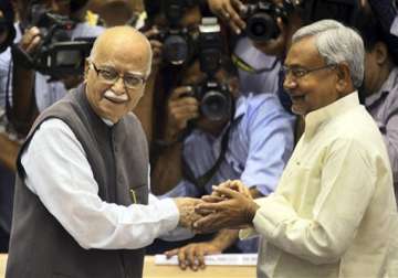 nitish advani meeting kicks up a political storm in bihar