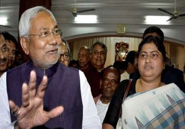 nitish kumar inducts gangster s widow lacy singh in cabinet