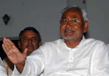 nitish refuses to take question on nda pm candidate