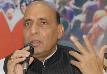 no question of compromising on pm nominee asserts rajnath