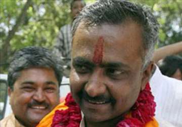 no posters hitting out at bjp leaders appeals sanjay joshi