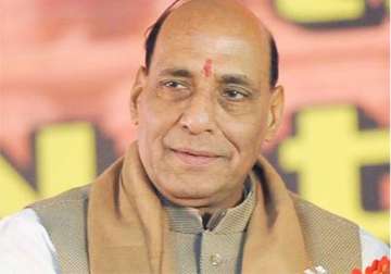 not encroaching on telangana government s powers rajnath singh