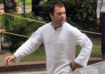only one man s voice counts rahul gandhi hits out at narendra modi