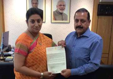 open iit in jammu jitendra singh to irani