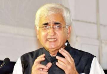 opposition attacks congress over khurshid s reported remarks