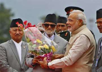 pm modi meets sushil koirala discusses ways to boost bilateral ties
