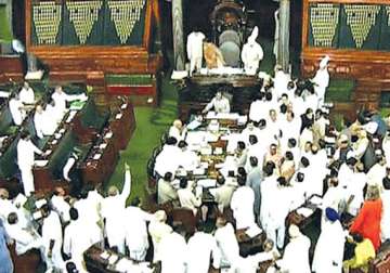 parliament disrupted over missing coal block files