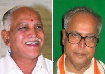 pranab mukherjee suitable man for president says yeddyurappa