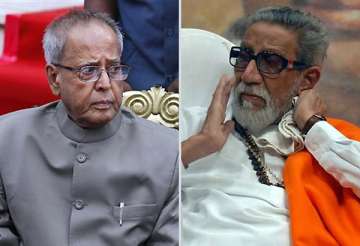 pranab meets bal thackeray thanks him for support