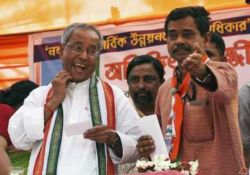 pranab s son figures in the list of cong panel for bengal
