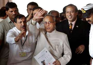 pranab seeks floating votes for his candidature