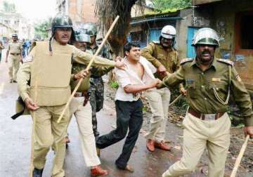 protests in lok sabha over police action in belgaum