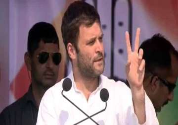 live trs forgot its promise to congress dalits and it ll forget you too says rahul in andhra pradesh
