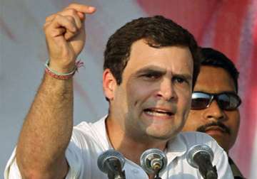 rahul alleges modi gave away land in gujarat at the price of a toffee re 1