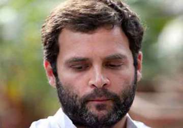 rahul meets family of killed iaf man