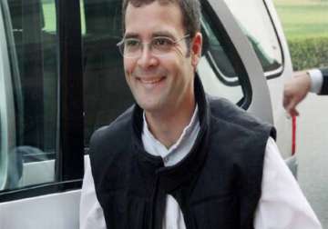 rahul returns from trip abroad