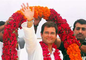 rahul takes charge as congress vice president calls for positive politics