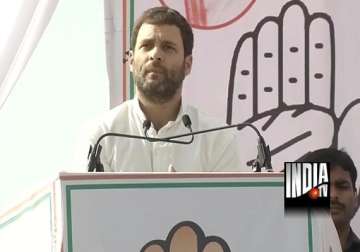 rajasthan polls opposition parties are anti poor says rahul gandhi