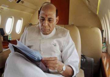 rajnath hits out at congress over vadra s alleged land deals